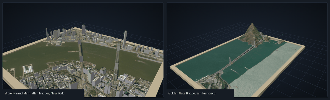 Bridges over water